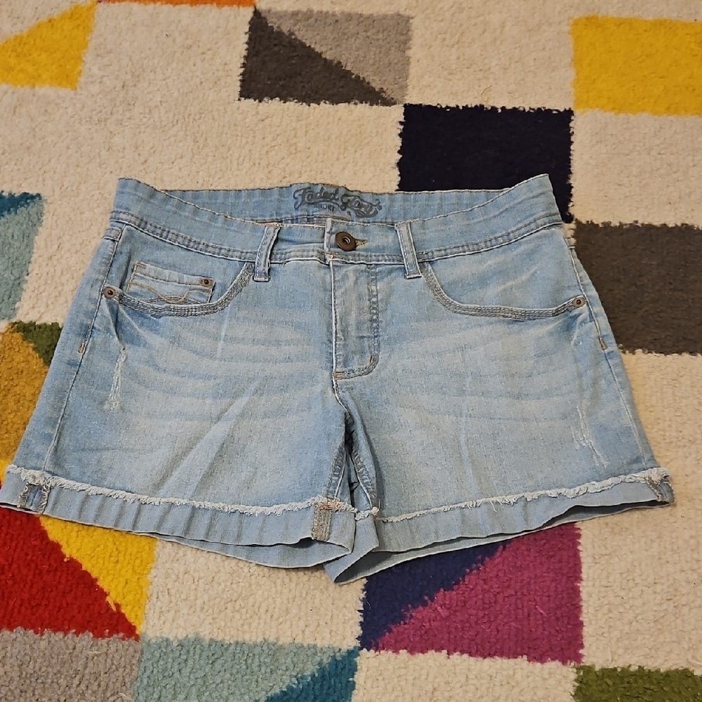 Faded Glory Light Blue Jean Shorts NWOT Size 8
